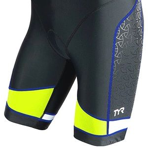 TYR Men's Competitor 9-Inch Tri Compression Shorts